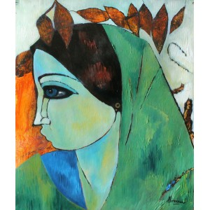 Abrar Ahmed, 12 x 15 Inch, Oil On Paper, Figurative Painting, AC-AA-194